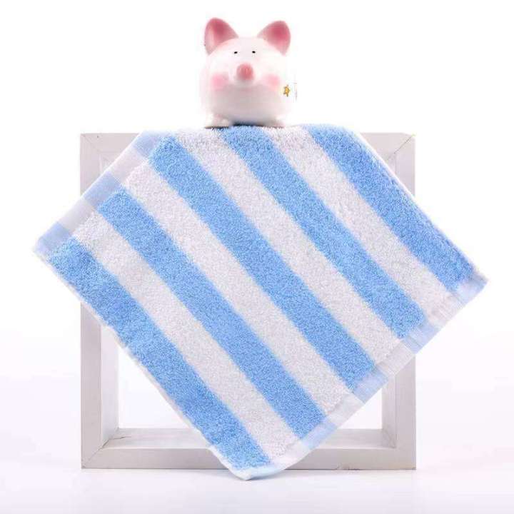 Colorful%20Striped%20Childrens%20Pure%20Cotton%20Absorbent%20Soft%20Non-Shedding%20Small%20Square%20Towel%20Kindergarten%20Hook%20Handkerchief%20-%20Image%206