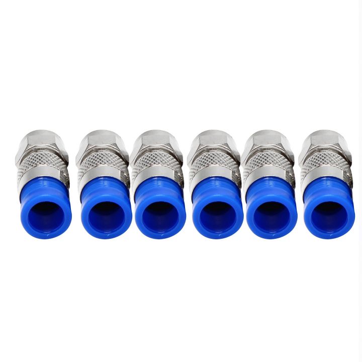 fasdaga%20Rg6%20F%20Type%20Connector%20Coax%20Coaxial%20Compression%20Fitting%2040%20Pack%20(Blue)%20-%20Image%204