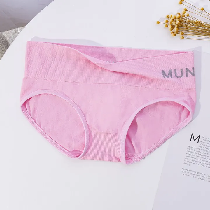 Japan%20MUNAFIE%20Women's%20Abdominal%20Pants%20Girls%20Mid-waist%20Seamless%20Cotton%20Inner%20Triangle%20Panties%20Butt-lifting%20Body-Shaping%20Panties%20-%20Image%205