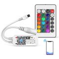 RGB LED Strip Phone Control Wireless WiFi Tape Works Wifi Controller Light with Colorful RGB US Plug. 