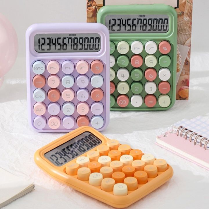 Comfortable Feel 12 Digits Student Calculator Big Button Lightweight ...