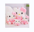 Cute Hello Kitty Plush Toy – Soft Stuffed Cat Doll, Kawaii Anime Cartoon Gift for Kids & Girls". 