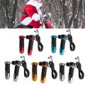 1 Pair Durable 12V-99V Throttle Accelerator Grip with Button Three Speed Twist Throttle Grip 5 Colors Handlebar Grips Electric Scooters. 