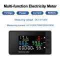 JAERBEE 6-In-1 Voltmeter Ammeter DC 7.5-100V Wattmeter LED Digital Electric Meter Multifunctional Voltage Current Meter 0-200A. 
