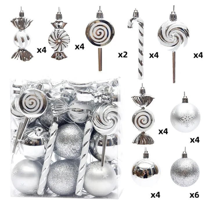 36Pcs%20Christmas%20Tree%20Hanging%20Pendants%20Christmas%20Spheres%20Silver%20-%20Image%205