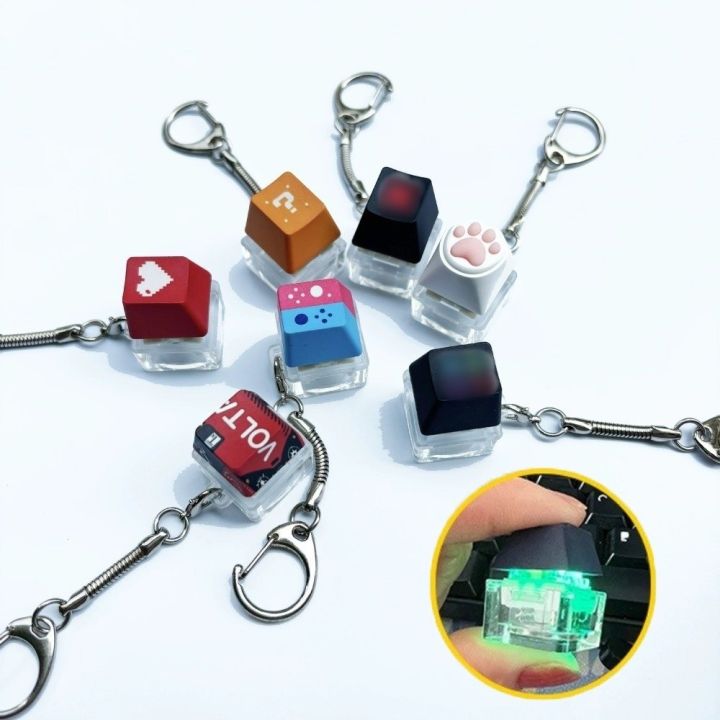 2pcs%20New%20Lighting%20Fidget%20Keychain%20Stress%20Relief%20Plastic%20Keyboard%20Pendant%20DIY%20Finger%20Toy%20Anti-Anxiety%20Keycap%20Bag%20Charm%20Party%20Gifts%20-%20Image%207