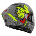 IGN-4 Hyena Glossy Dual Visor By Helmets Nepal. 