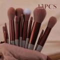 Yuanyan 13 Pcs Mini Makeup Brushes Set Eye Shadow Foundation Powder Blush Concealer Make Up Eyeshadow Beauty Tool for Beginner Cosmetic. 