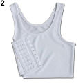 Girl's Casual  Buckle Short Chest Breast Binder Corset Undershirt Vest. 