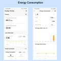 NCANRUI Tuya Smart ZigBee Energy Meter 80A with Clamp App Monitor KWh Voltage Current Power Consumption 110V 240V. 