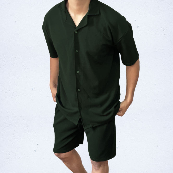 Spunky Add-ons Mens Oversized Set - Breathable Short Sleeves & Shorts (Available in 3 Colors)