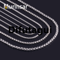 Difutagui Men Silver Color Square Box Link Chain Stainless Steel Rolo Necklace Original for Women Punk Boy Neck Choker Jewelry Accessories Gifts. 