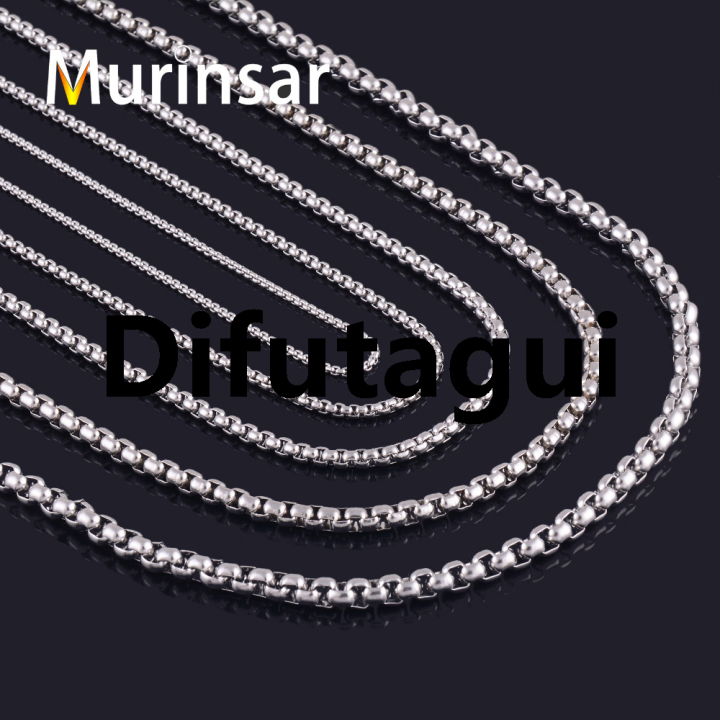 Difutagui%20Men%20Silver%20Color%20Square%20Box%20Link%20Chain%20Stainless%20Steel%20Rolo%20Necklace%20Original%20for%20Women%20Punk%20Boy%20Neck%20Choker%20Jewelry%20Accessories%20Gifts%20-%20Image%202