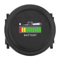 JINMY 2X 12V/24V/36V/48V/72V LED Digital Battery Indicator Waterproof Meter Gauge Battery Indicator for Go-Lf Ca-Rt. 