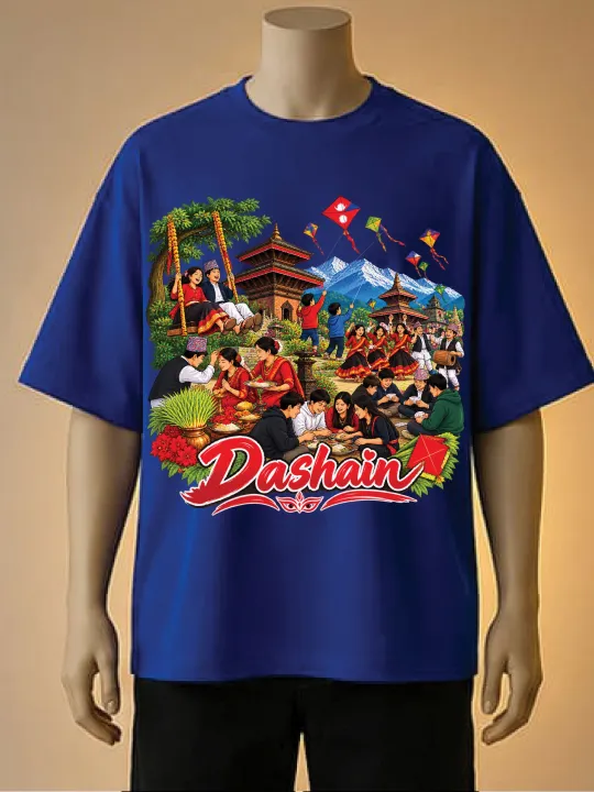 Dashain%20Printed%20T-Shirt%20for%20Men%20&%20Women%20%E2%80%93%20Festival%20Design-%20Brown,%20Blue,%20Black,%20White,%20cream,%20Maroon%20-%20Image%205