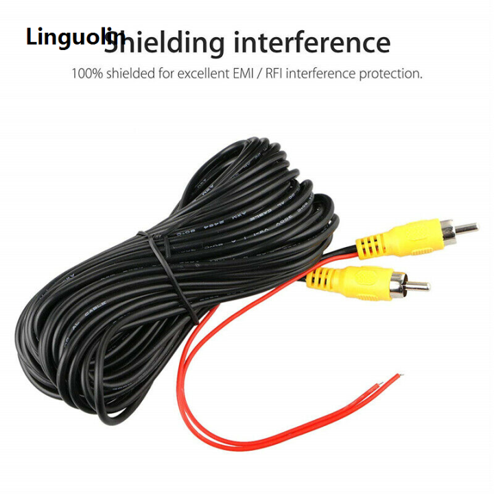 Linguolin RCA Male Female Video Cable Car Reverse Rear View Parking ...