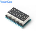 4 8 bit MAX7219 TM1638 LED Digital Tube Module Dot Matrix Microcontroller Highlight Display Serial Interface Nixie for Arduino. 