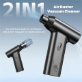 ARELENE Compressed Air Duster 11000RPM Portable Air Blower and Mini Cordless Vacuum Cleaner for Car Home Keyboard Computer. 
