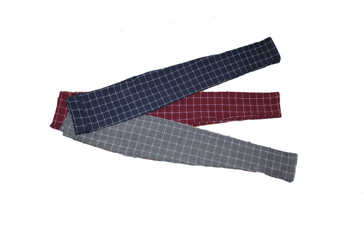 Korean%20Chequered%20%20Skinny%20Fit%20Pants%20For%20Women%20-%20Image%204