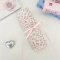 Portable Convenient Makeup Brush Bag Large Capacity Pink Cosmetic Storage Bag Beauty Tool Eyebrow Pencil Box Makeup Brush Organizer Household. 