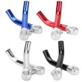 Pair Ergonomic Bar Ends Mountain Bike Aluminum Alloy Horn Cycling Accessories Bicycle Rest Handlebar Ends Bicycle Grips. 