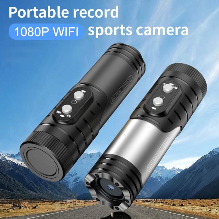 H68A 1080P Mini WiFi Sports Camera Motorcycle Helmet Camera Bike Camera