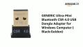 Ultra-Mini Bluetooth Csr 4.0 Usb Dongle Adapter - Black + Golden. 