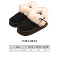 Fluffy Anti-freeze Plush Snow Boots Warm Thick Soles Flat Boot Non-slip Soft Outdoor Shoes for Winter. 