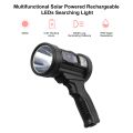 Multifunctional Solar Powered Rechargeable LEDs Searching Light Outdoor Camping Lamp. 