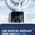 Semiconductor Refrigeration Handheld Fan Portable Small Fan Handheld Small Fan WHITE. 