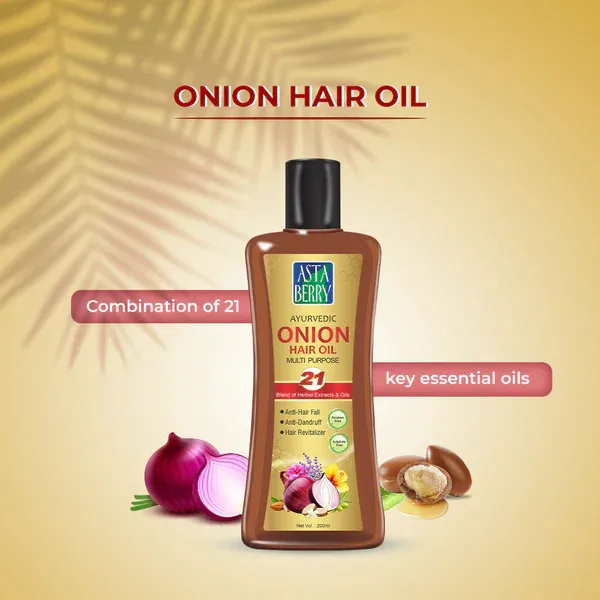 Astaberry Onion Hair Oil 200 Ml
