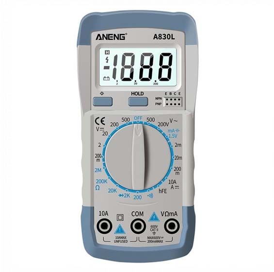 Digital Multimeter - ANENG A830L with Probe