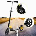 Kids/Adult Scooter With 3 Seconds Easy-Folding System, 220Lb Folding Adjustable Scooter With/Without Disc Brake And 200Mm Large Wheels. 