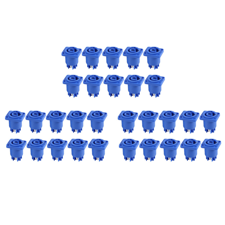 CGearuppt 30PCS Powercon Connector 3 Pins 20A 250V Speaker Panel Socket ...