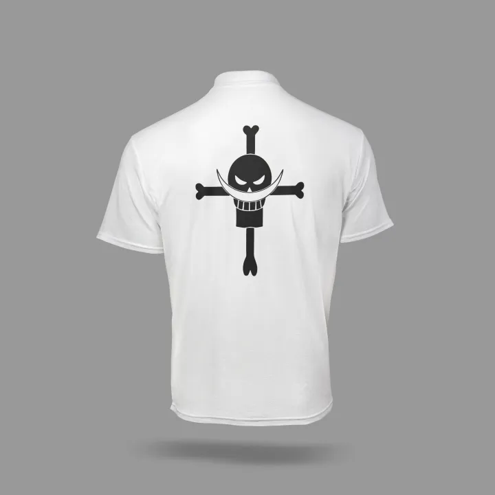 Minimalist%20One%20Piece%20Skull%20Logo%20White%20T-Shirt%20-%20Image%202