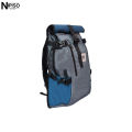 Nipiso's Ghost Bagpack Black Roll Up Bagpack, Rolling Bagpack. 