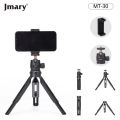 Jmary MT-30 Multifunctional Mini Tripod & Selfie Stick – 360° Rotation, Adjustable Height (21.5-30cm), Portable for Cameras, Smartphones, Vlogging & Live Streaming. 