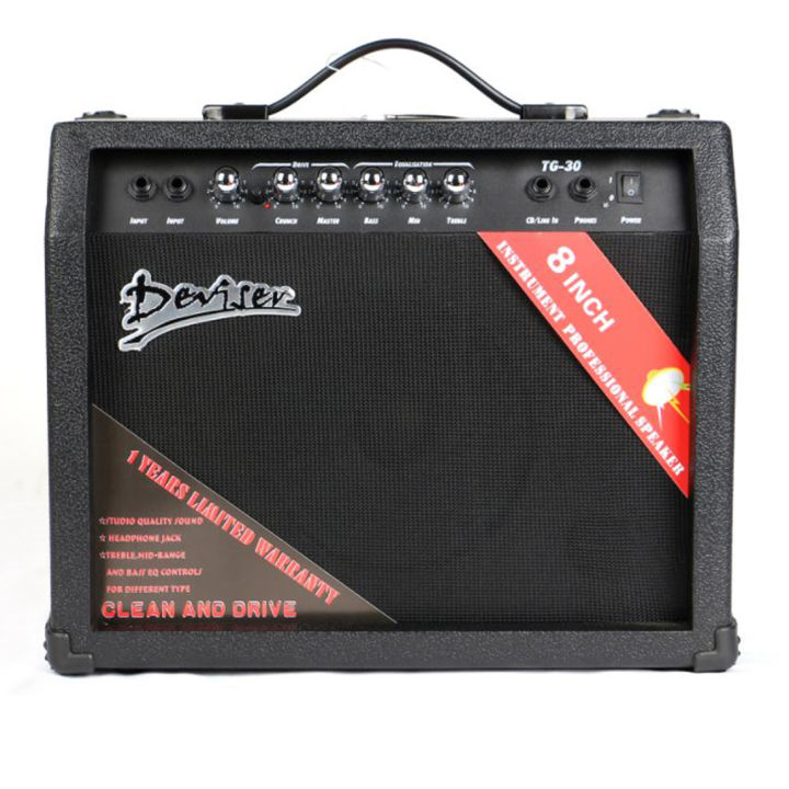 Deviser TG-30 watt Guitar Amplifier-black