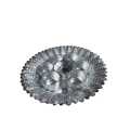 Silver Tika Thali With 7 Bowls Set. 