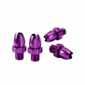 4PCS Durable Aluminum Alloy Bike Brake Lever Adjuster Screws Purple Lightweight Bike Brake Adjuster Screws Compact 10mm Brake Lever Adjuster Bolts Bicycle Brake Lever Screws Replacement Parts. 