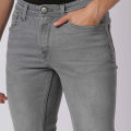 Light Grey Stretchable Slim Fit Jeans For Men - Multisize | Fashion | Jeans For Men | Pants For Men | Men'S Wear |. 