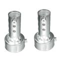 NAMUNY 2 Pcs Silver Motorcycle Exhaust Can Muffler Insert Baffle DB , 45Mm & 48Mm. 