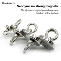 Huadunwen Salvage ring countersunk head, magnet fishing neodymium D42mmD16 ~ super Profesional strong N52 heavy-duty rare earth magnet with hole bolt magnet. 