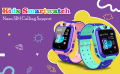 Kids Calling Smart Watch for Boys & Girls  2-Way Voice Calling & Message  Sim Card  Selfie Camera  Parent Control App  Voice Chat  Long Battery Life  LBS Location Tracking. 