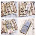 Sweet Journal DIY Making Kits Material Paper Set File Folder Library Mini Folio Series Scrapbooking for Handmade Paper Cards Making Craft Decorative Creative Gift. 