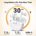 (WS206-35725) UGREEN HiTune T3 Pro Earbuds Bluetooth 5.4 Active Noise Cancellation 4 Mics ENC Clear Calls, 30H Playtime Fast Charge, IPX5 Waterproof. 