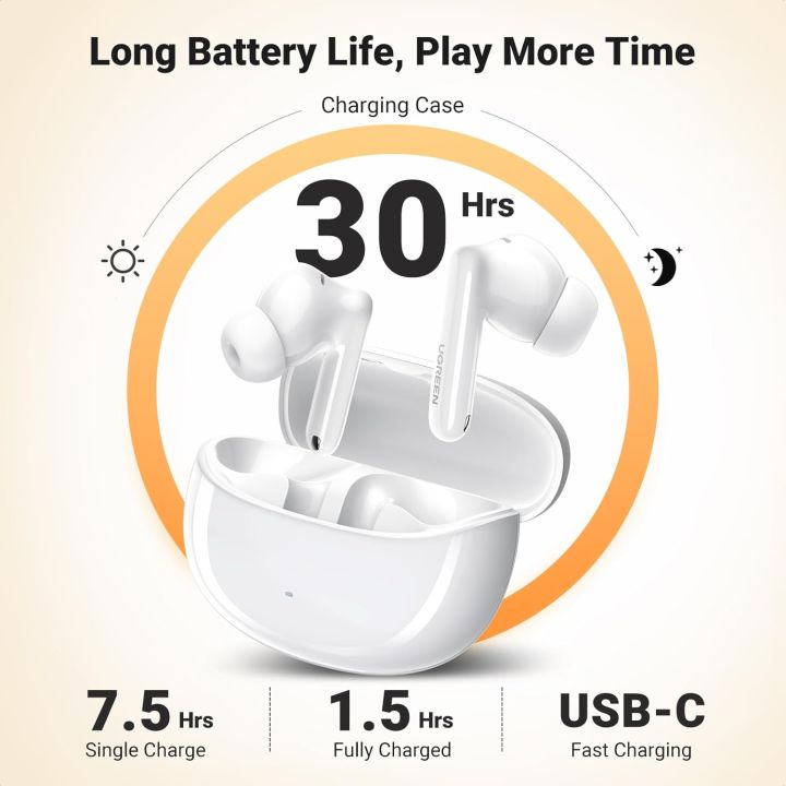 (WS206-35725)%20UGREEN%20HiTune%20T3%20Pro%20Earbuds%20Bluetooth%205.4%20Active%20Noise%20Cancellation%204%20Mics%20ENC%20Clear%20Calls,%2030H%20Playtime%20Fast%20Charge,%20IPX5%20Waterproof%20-%20Image%204