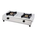 Stainless Steel 2 Burner Gas Stove. 