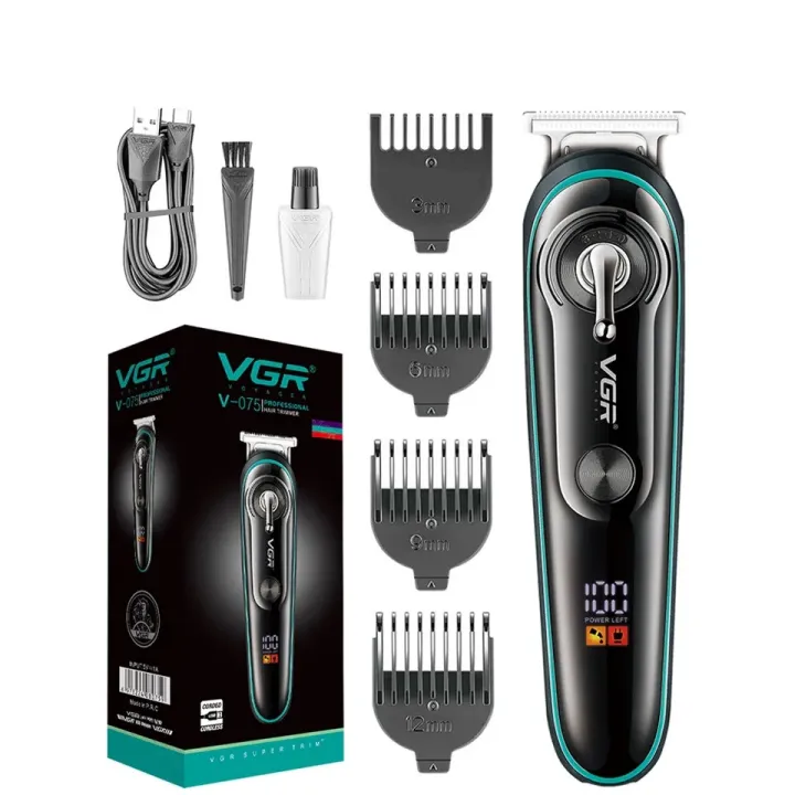 VGR%20V075%20Hair%20Clipper%20Professional%20Barber%20Household%20Whole%20Body%20Washable%20Salon%20USB%20LCD%20Recharging%20Trimmer%20Haircut%20VGR%20075%20By%20Smart%20Gallery%20-%20Image%204
