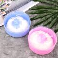 Soft and Safe Baby Powder Puff for Infants and Toddlers - Round Container Included. 